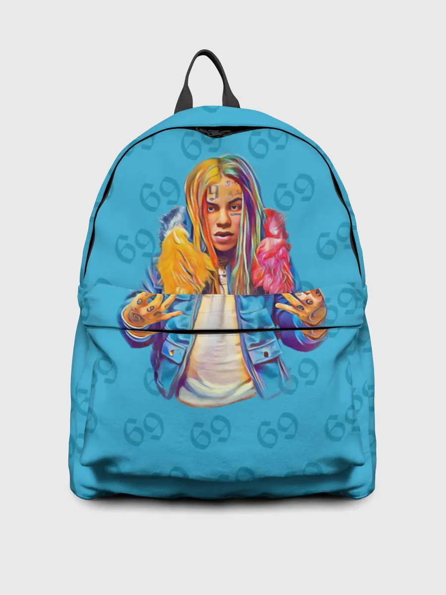 Рюкзак джинсовый / 6IX9INE 69