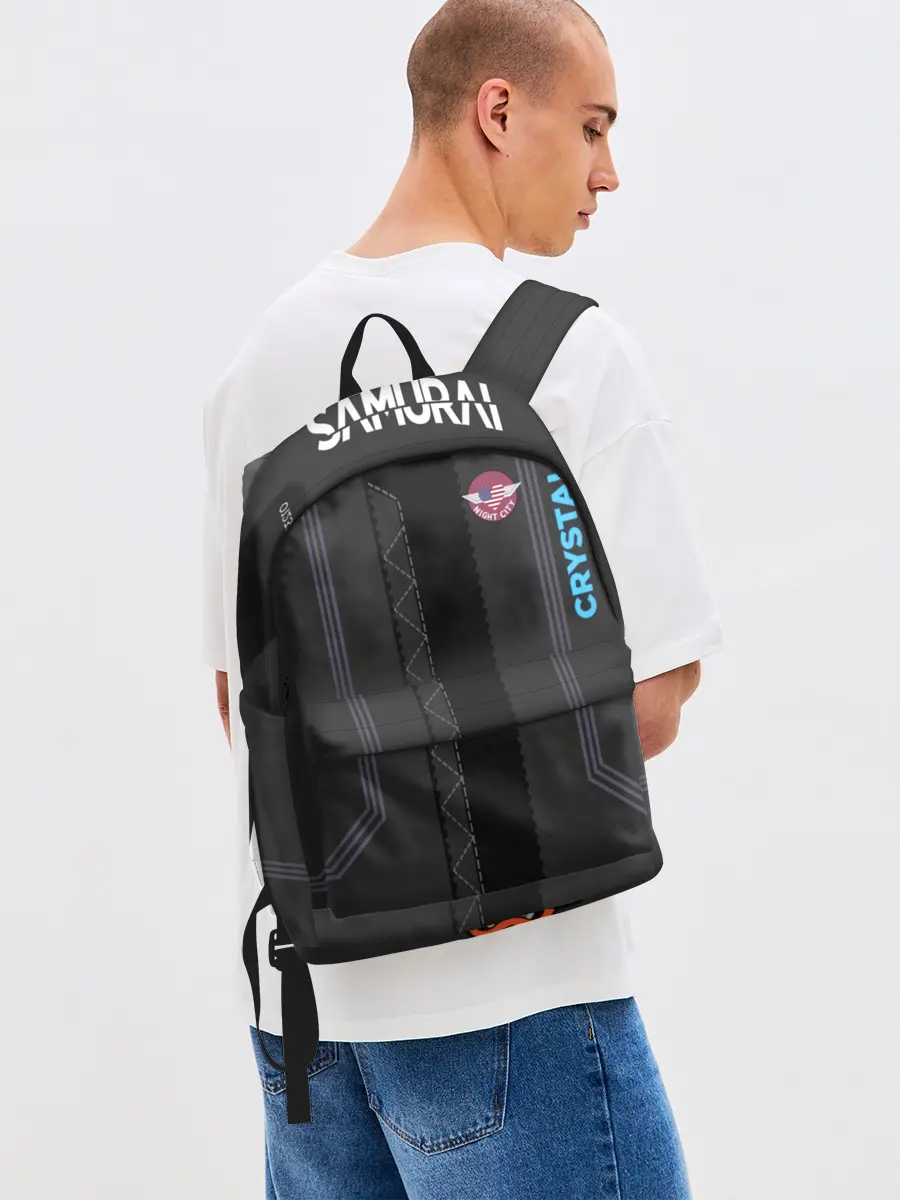 Рюкзак джинсовый / Cyberpunk 2077 Куртка V