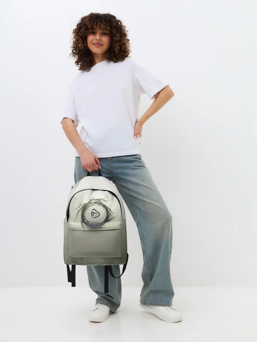 Рюкзак джинсовый / Настоящий Детектив Символ