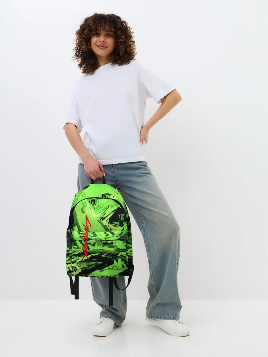 Рюкзак джинсовый / Cyberpunk 2077