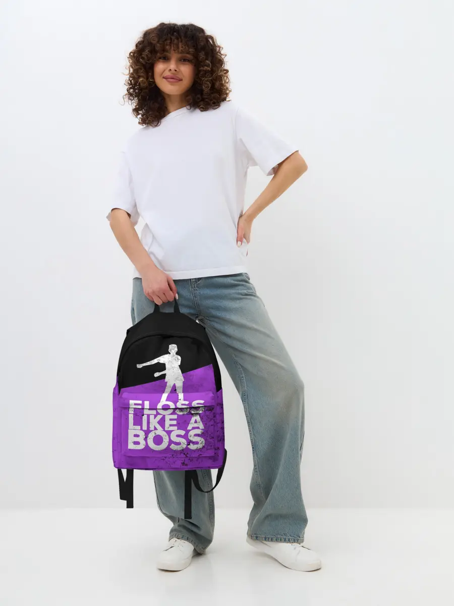 Рюкзак джинсовый / Floss Like A Boss