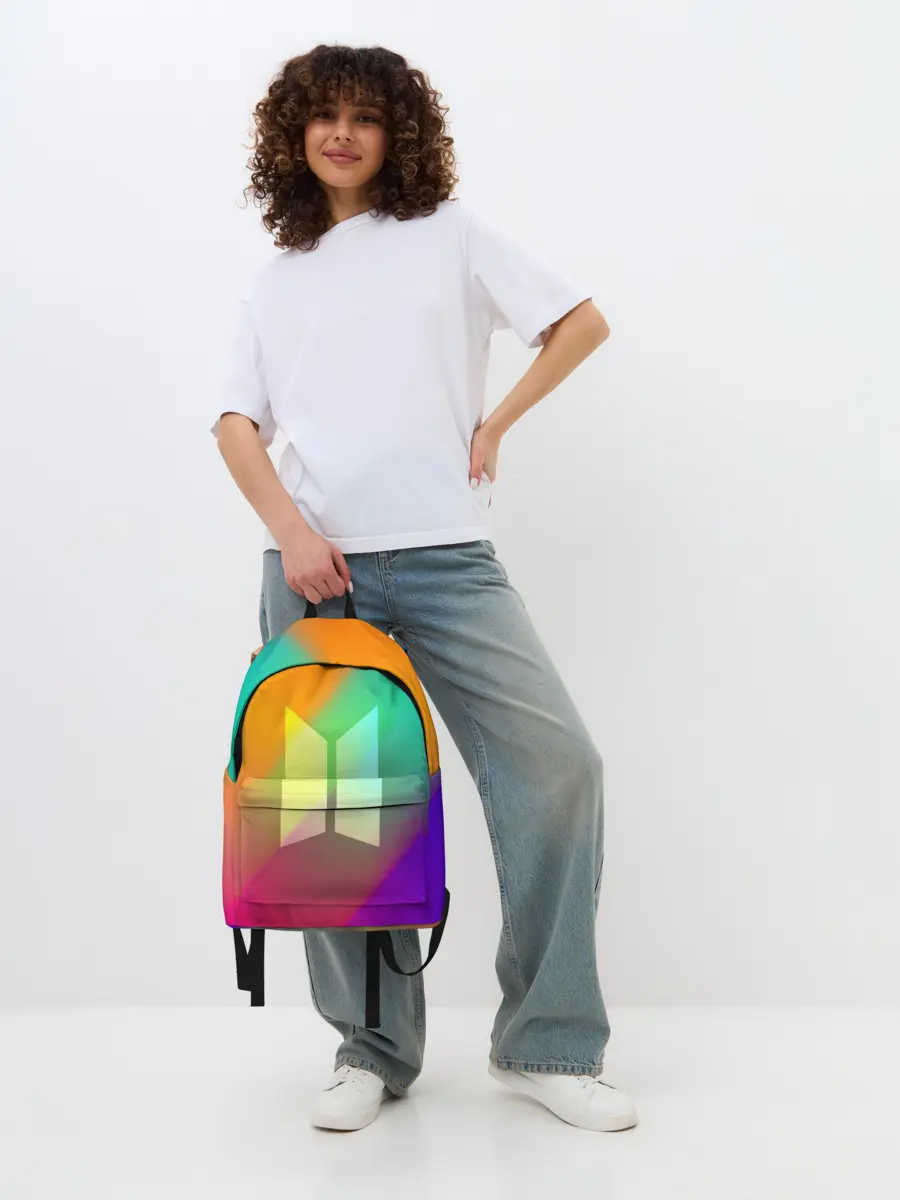 Рюкзак джинсовый / BTS