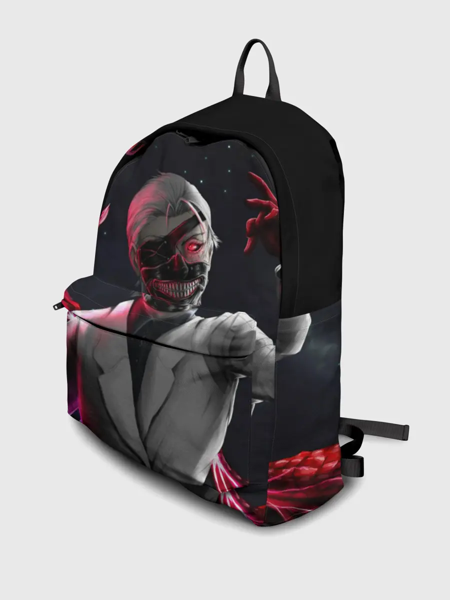 Рюкзак джинсовый / Ken Kaneki машет рукой