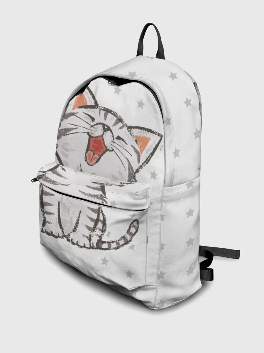 Рюкзак джинсовый / Милейший Котик