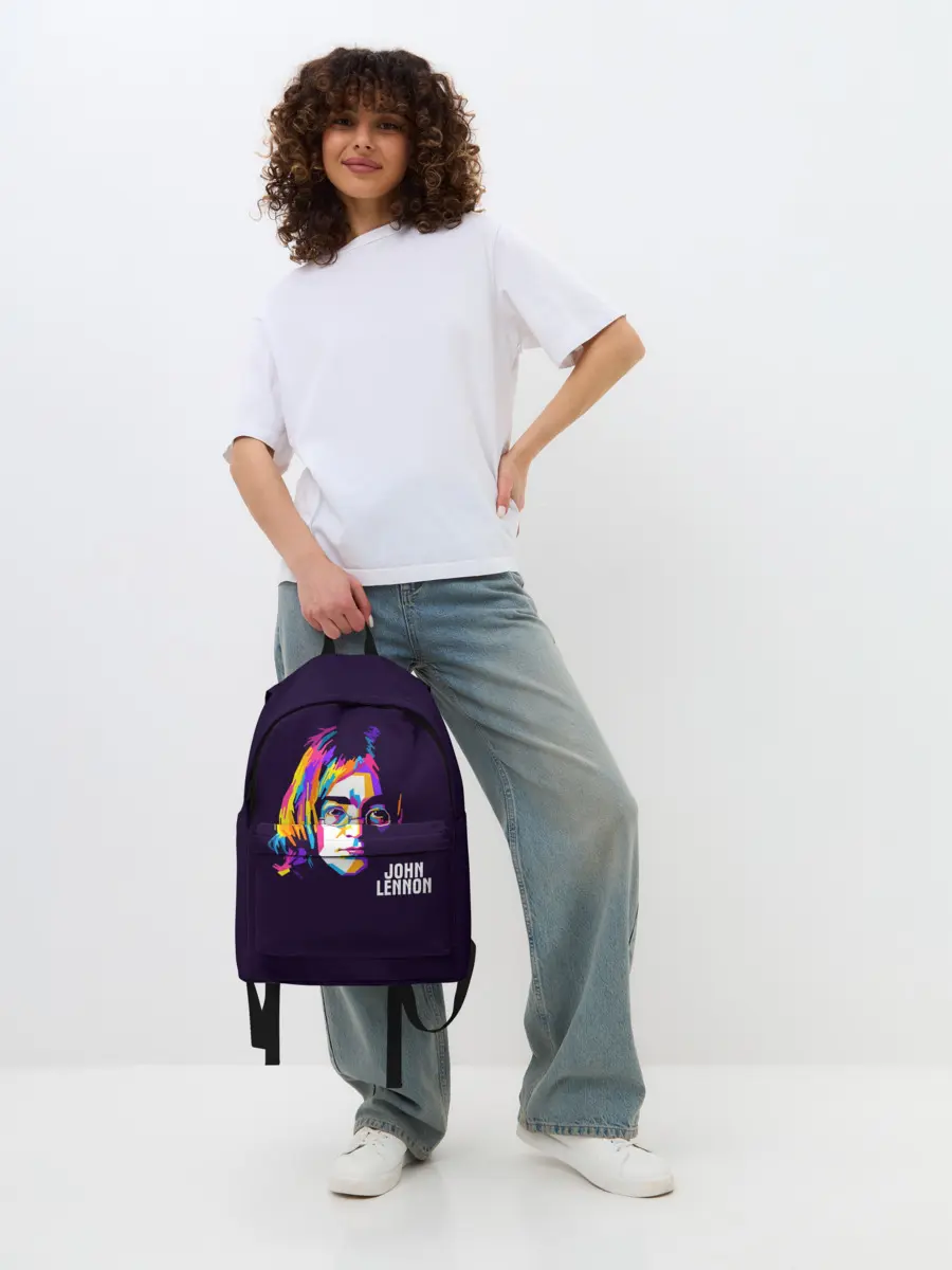 Рюкзак джинсовый / Джон Леннон