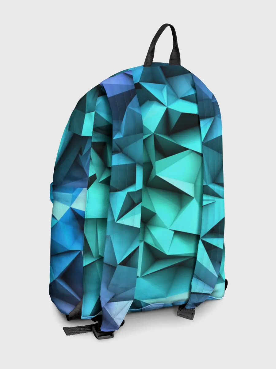 Рюкзак джинсовый / abstraction geometry