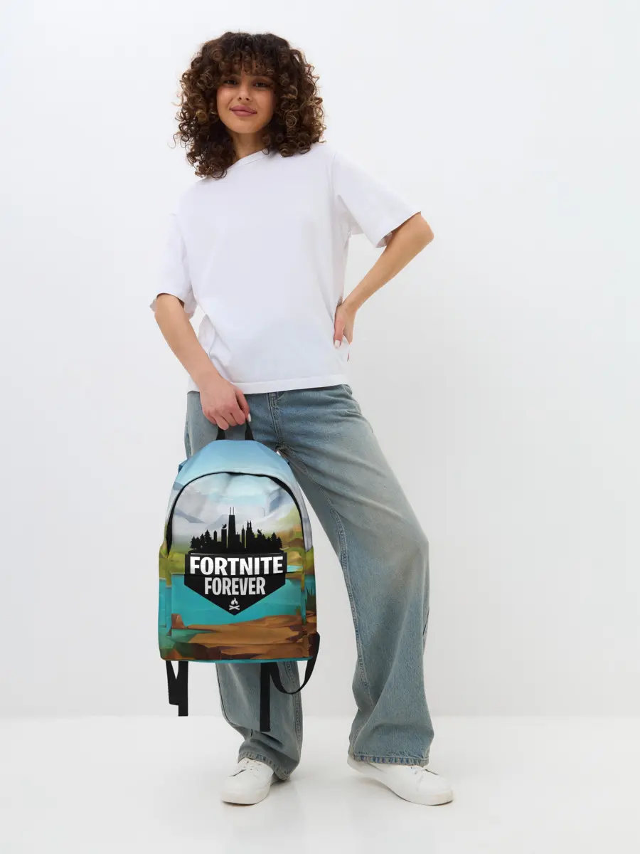 Рюкзак джинсовый / Fortnite Forever