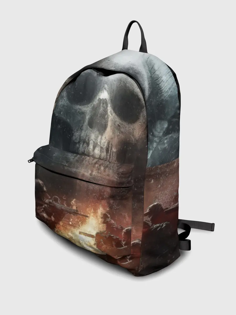 Рюкзак джинсовый / Battlefield Череп