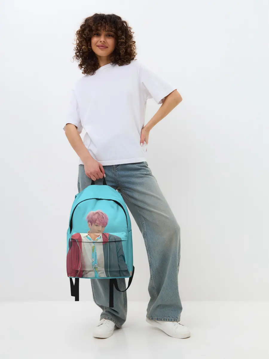 Рюкзак джинсовый / BTS. Jungkook