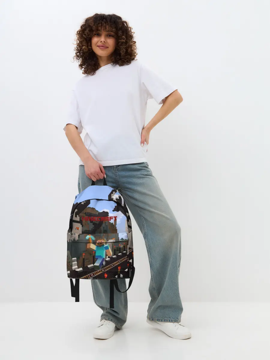 Рюкзак джинсовый / Minecraft