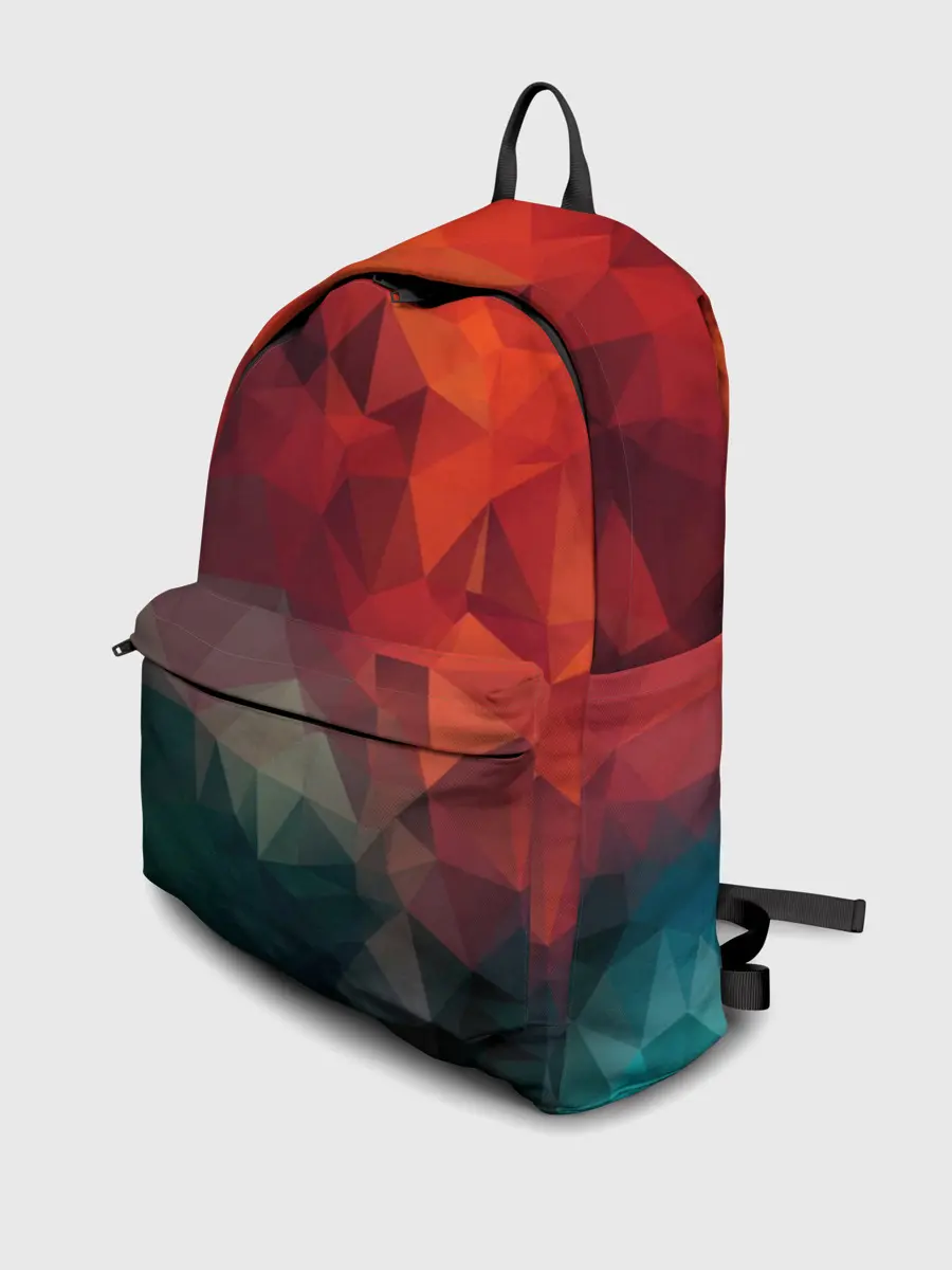 Рюкзак джинсовый / Краски Абстракт