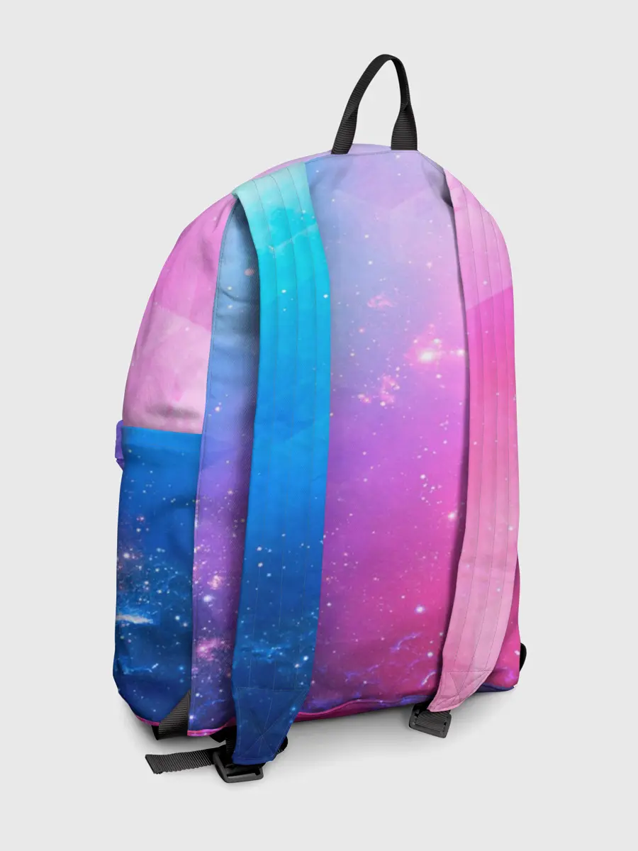 Рюкзак джинсовый / Абстракция Блеск Градиент