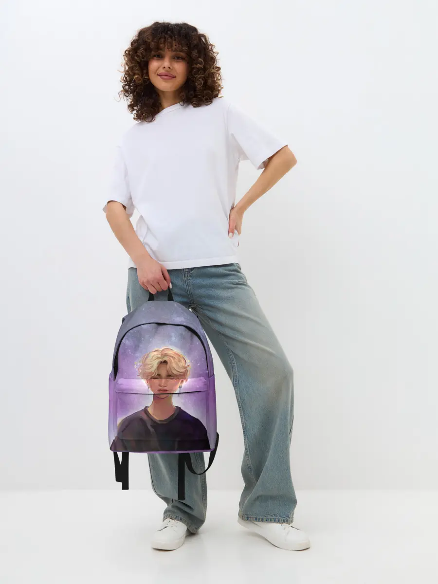 Рюкзак джинсовый / BTS. Jimin