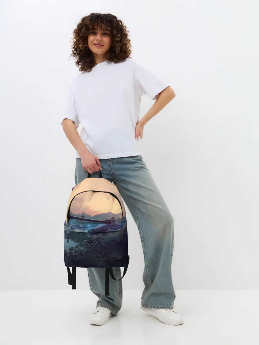 Рюкзак джинсовый / Танки