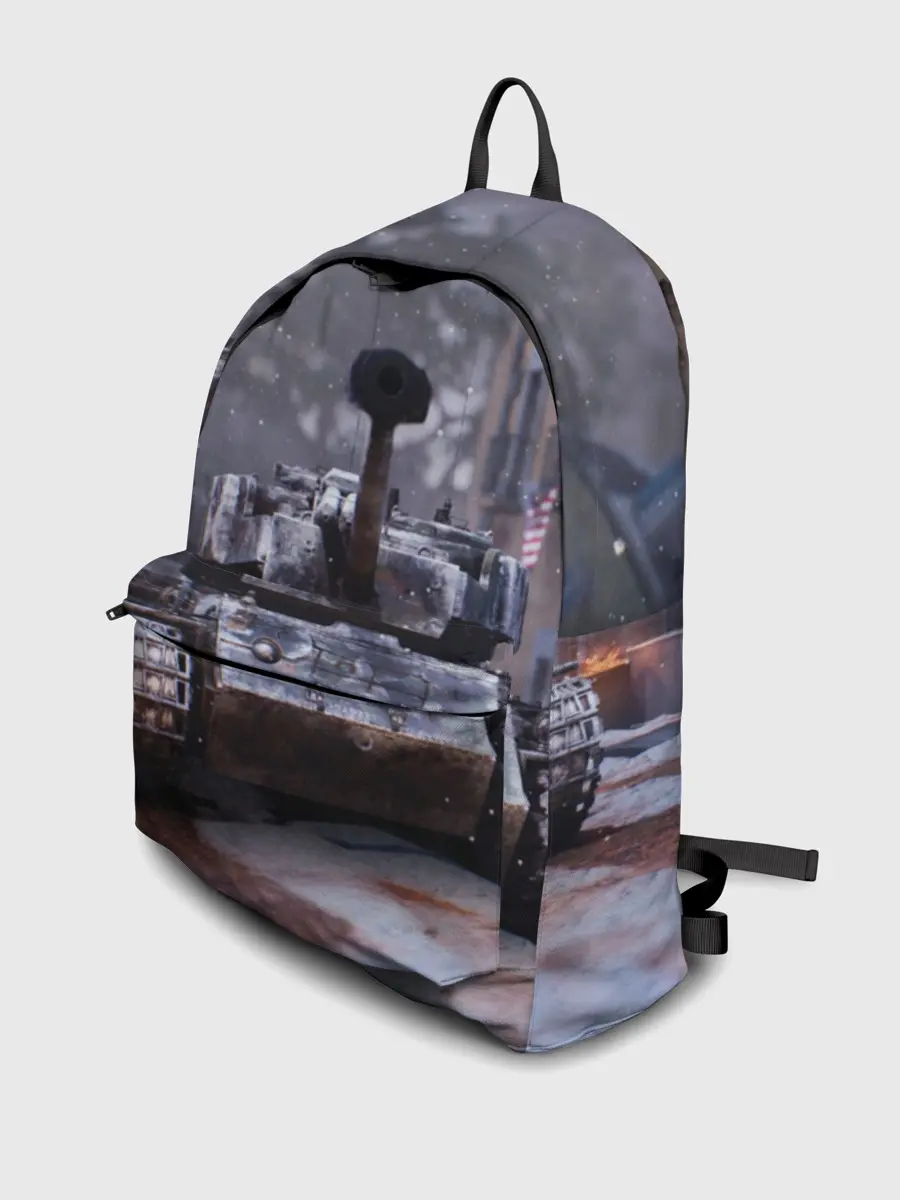 Рюкзак джинсовый / Танк в засаде