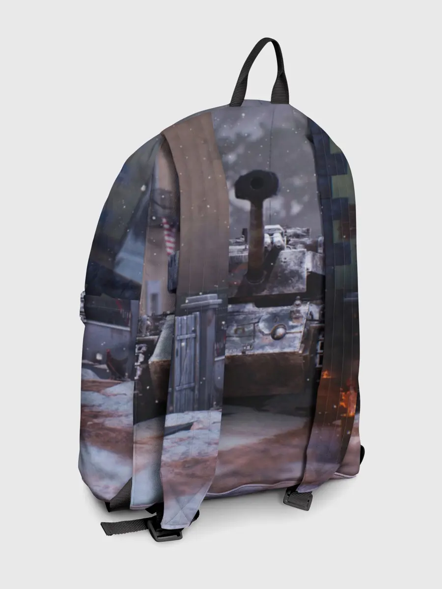 Рюкзак джинсовый / Танк в засаде