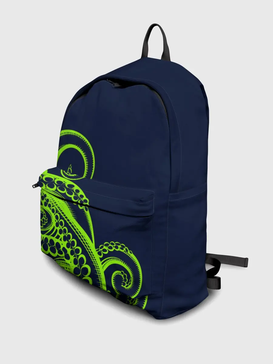 Рюкзак джинсовый / Кислотный осьминожка