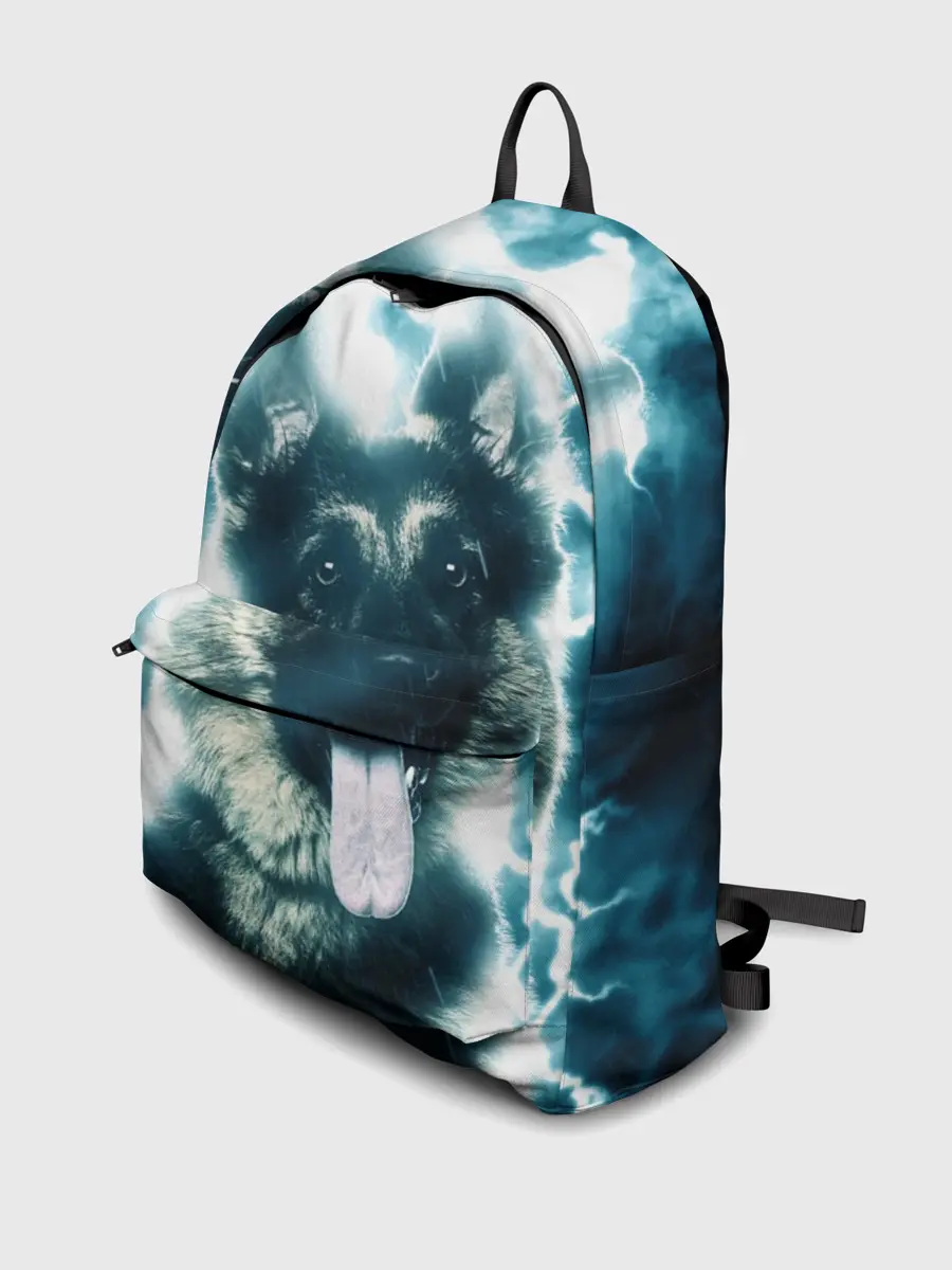 Рюкзак джинсовый / Немецкая овчарка