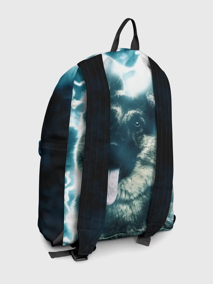 Рюкзак джинсовый / Немецкая овчарка