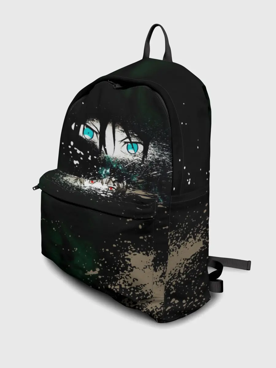 Рюкзак джинсовый / Глаза Ябоку. БЕЗДОМНЫЙ БОГ