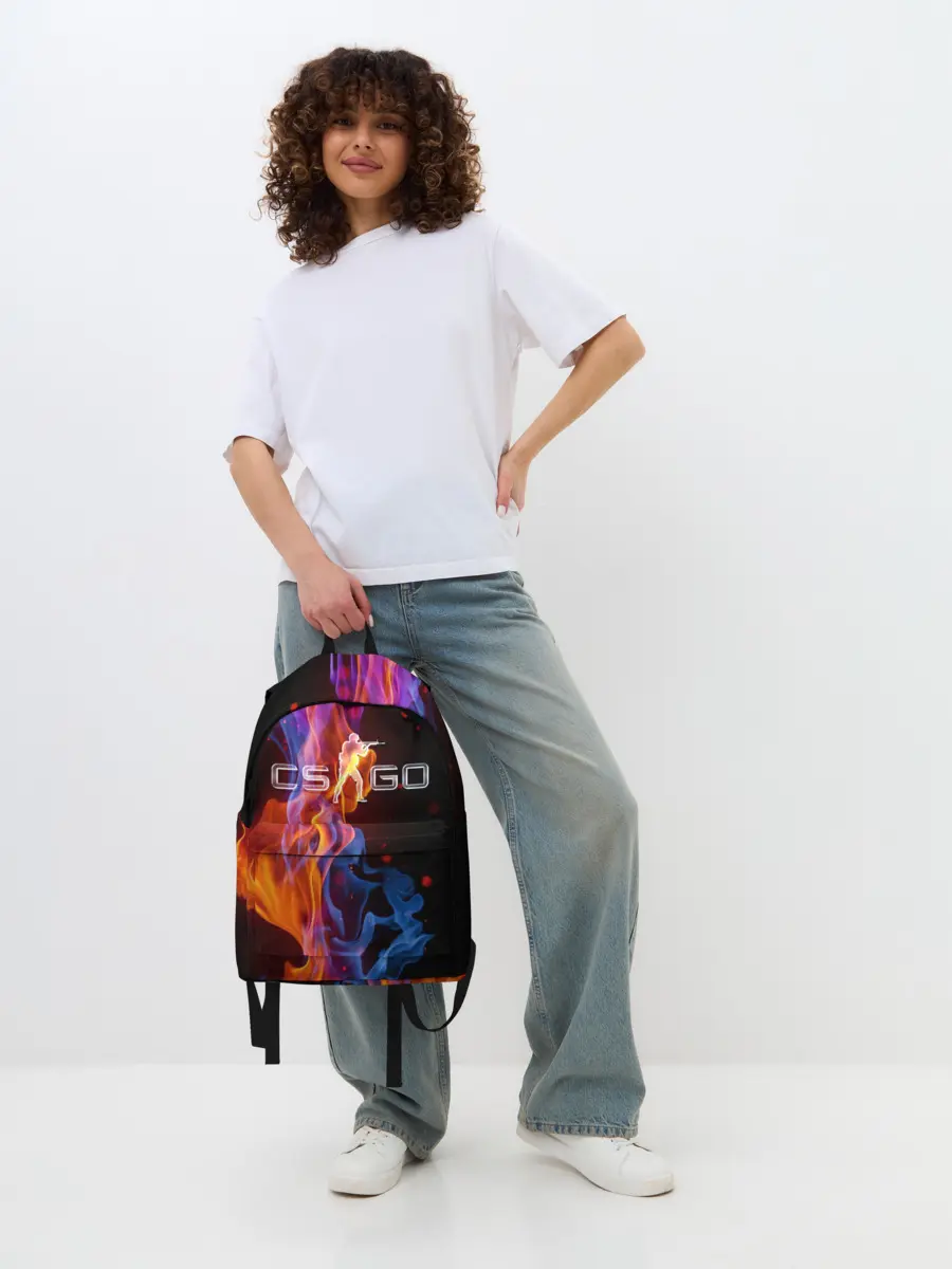 Рюкзак джинсовый / Counter Strike