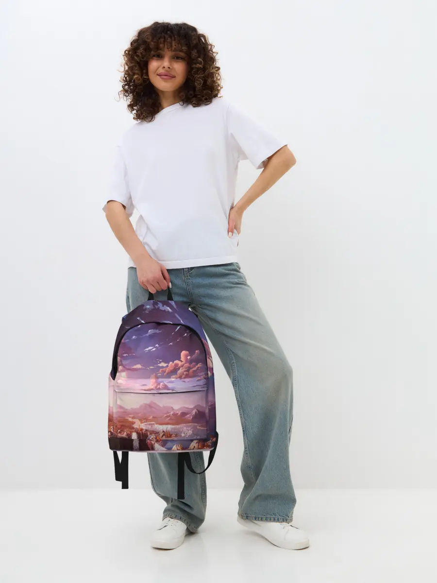 Рюкзак джинсовый / Фантастический закат