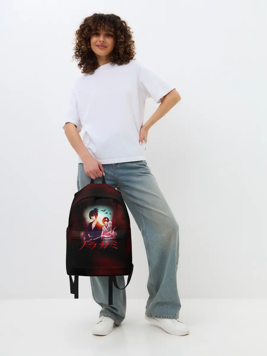 Рюкзак джинсовый / Ябоку и Нора. БЕЗДОМНЫЙ БОГ