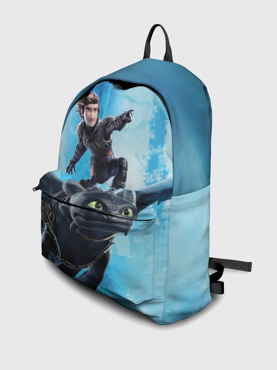 Рюкзак джинсовый / Как приручить дракона