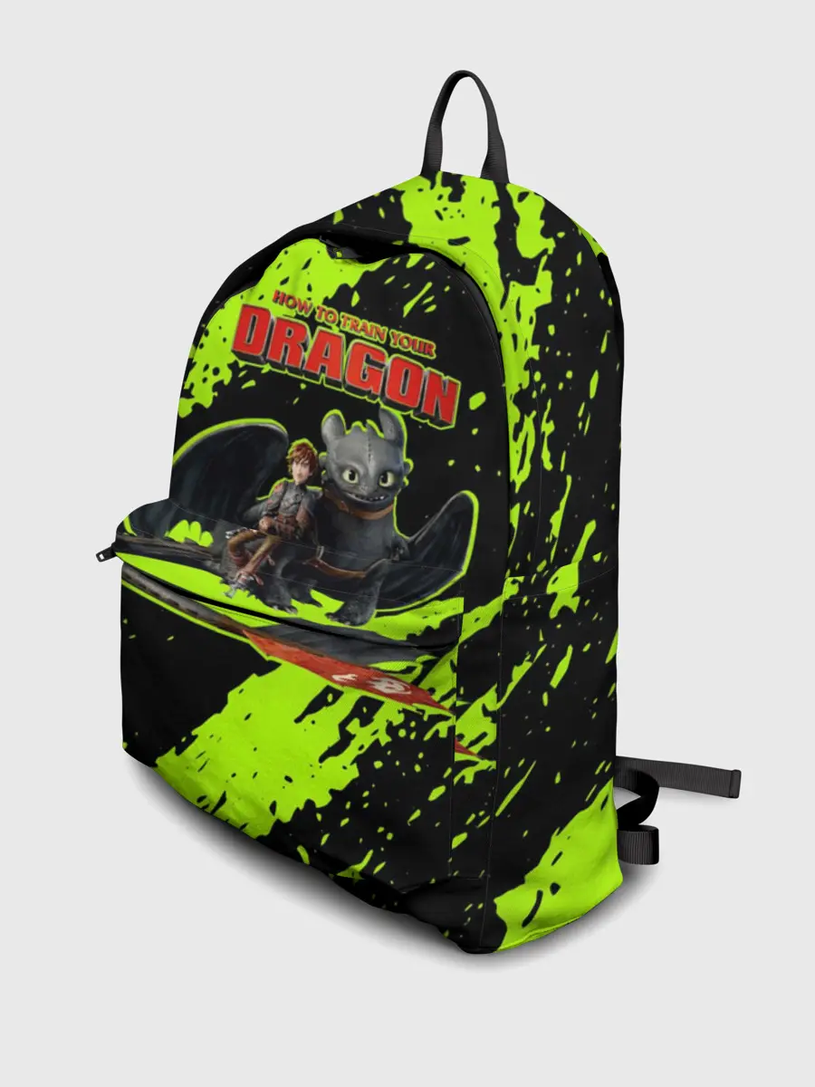 Рюкзак джинсовый / Как приручить дракона