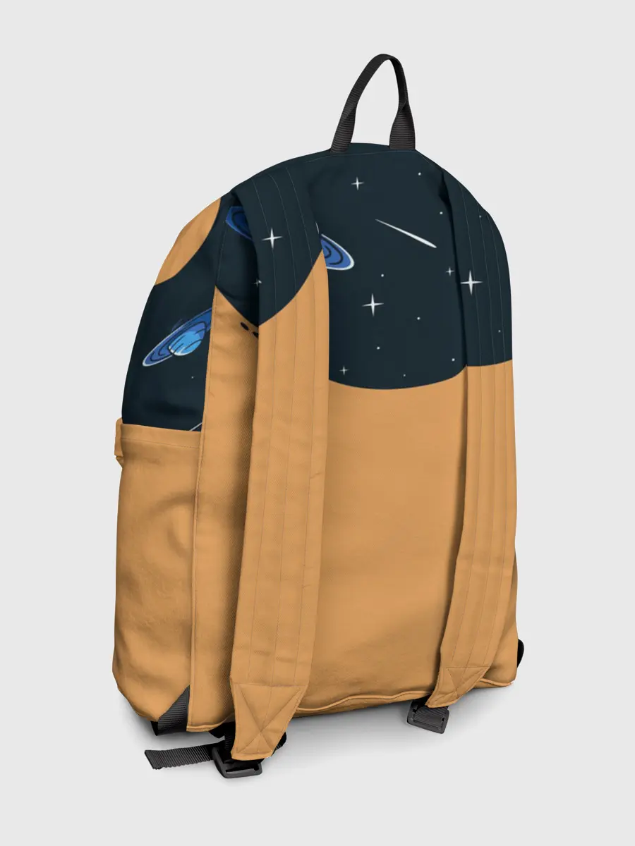 Рюкзак джинсовый / Космонавт и чернила