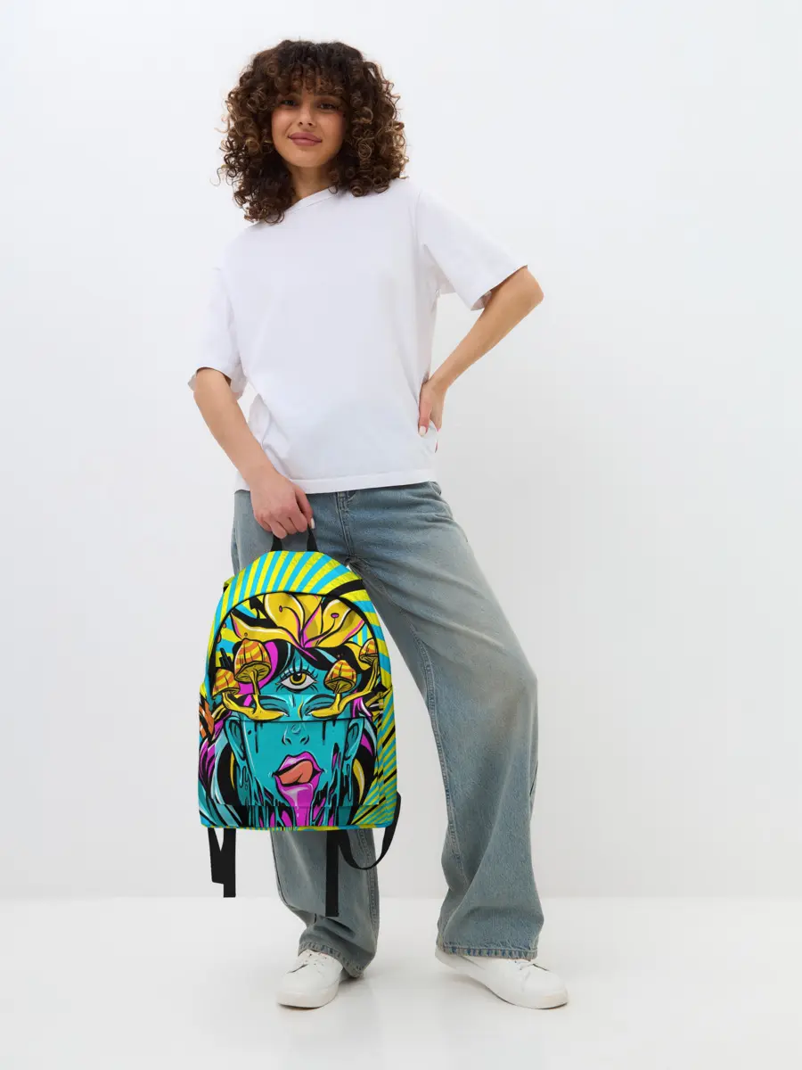 Рюкзак джинсовый / Психоделика