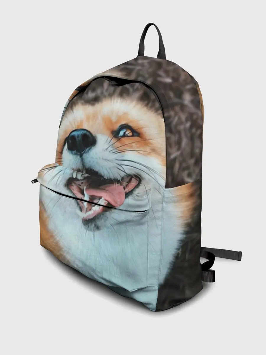 Рюкзак джинсовый / Довольная лиса