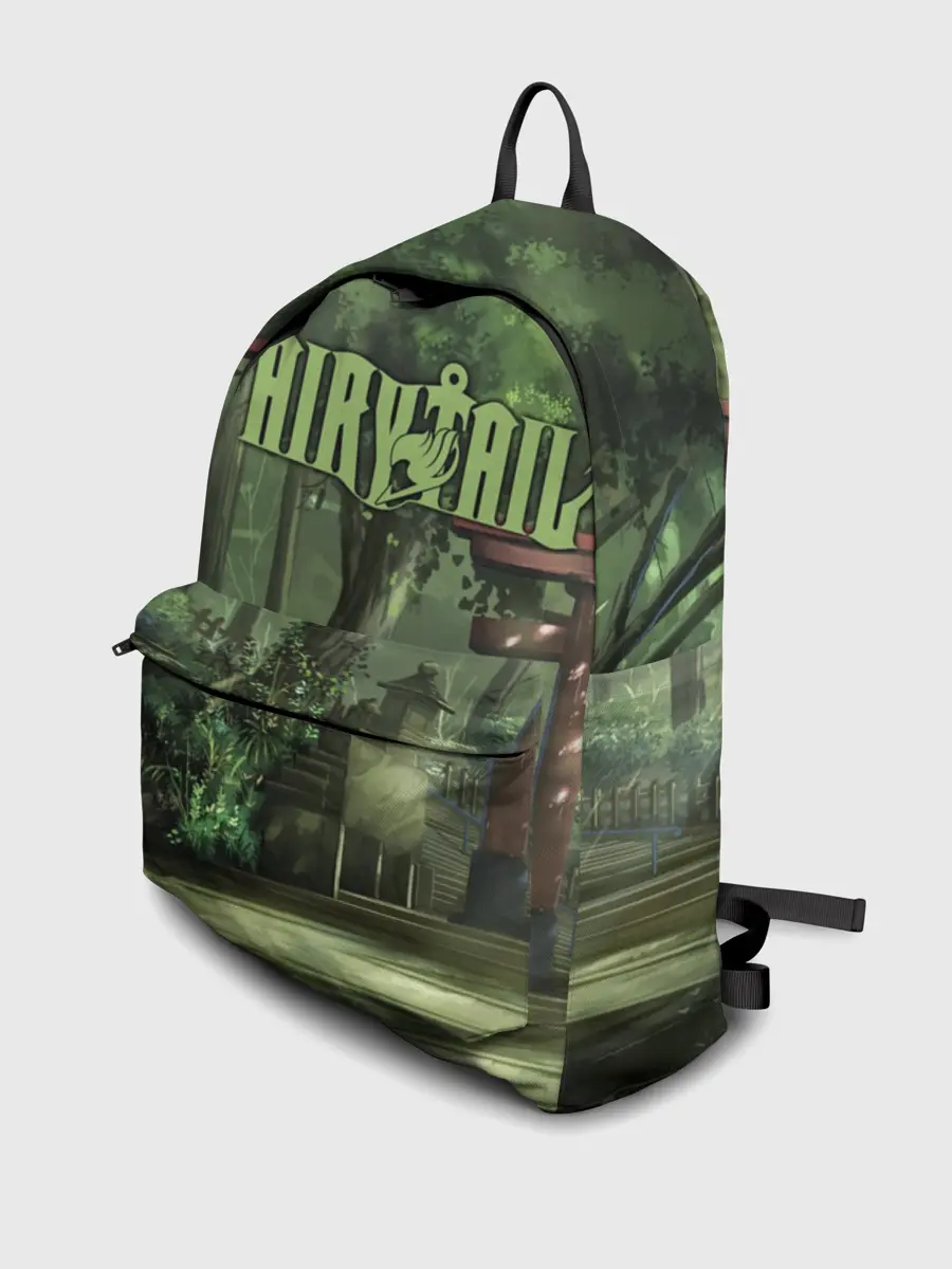 Рюкзак джинсовый / Фейри Тейл лес