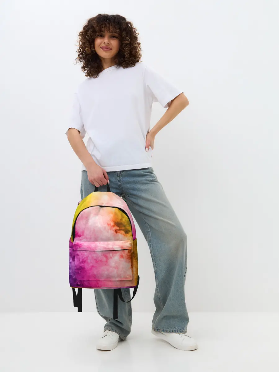 Рюкзак джинсовый / Радужный дым