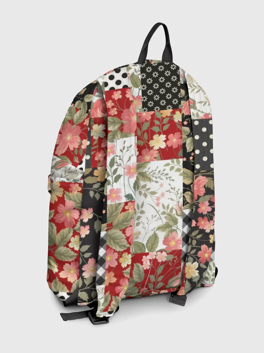 Рюкзак джинсовый / Лоскутный орнамент