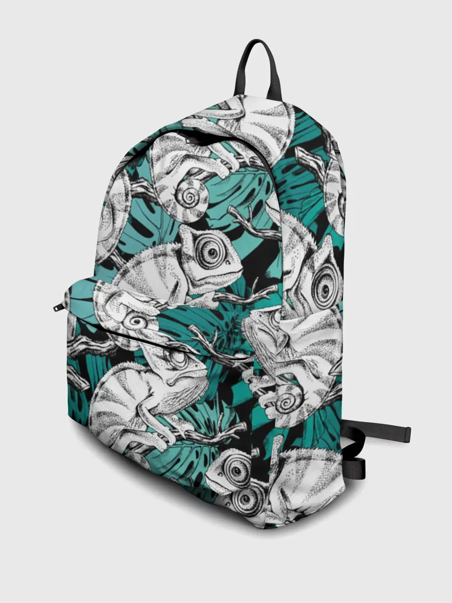 Рюкзак джинсовый / Хамелеоны