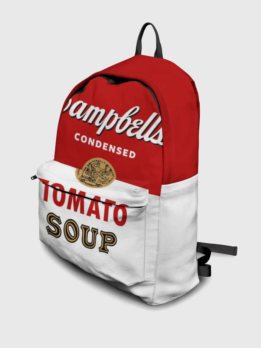 Рюкзак джинсовый / Банка с супом Кэмпбелл