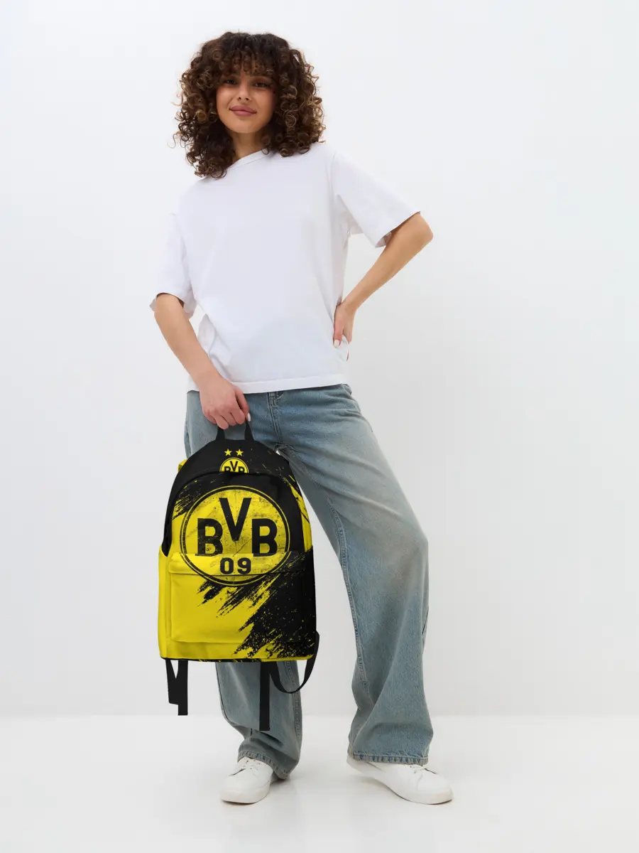 Рюкзак джинсовый / Боруссия Дортмунд