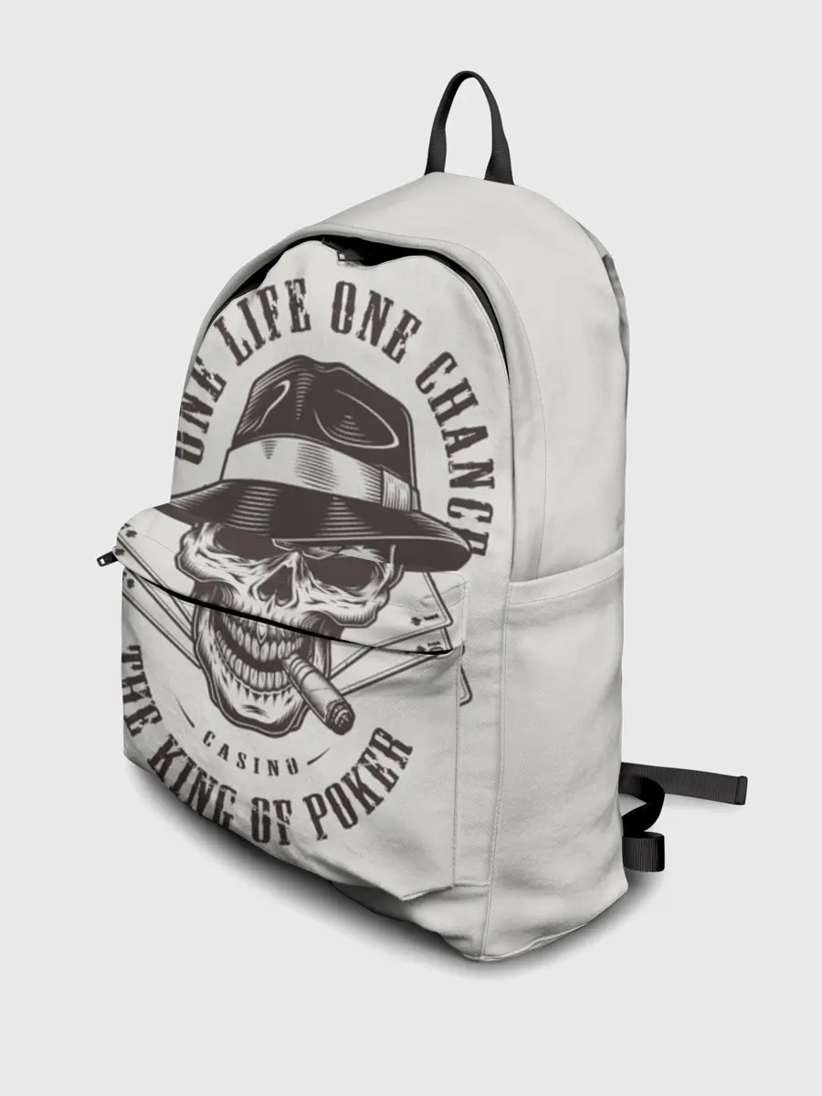 Рюкзак джинсовый / One life chance the king of po