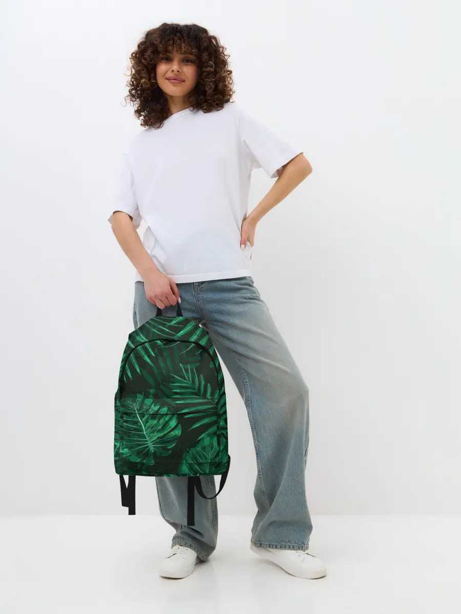 Рюкзак джинсовый / Джунгли