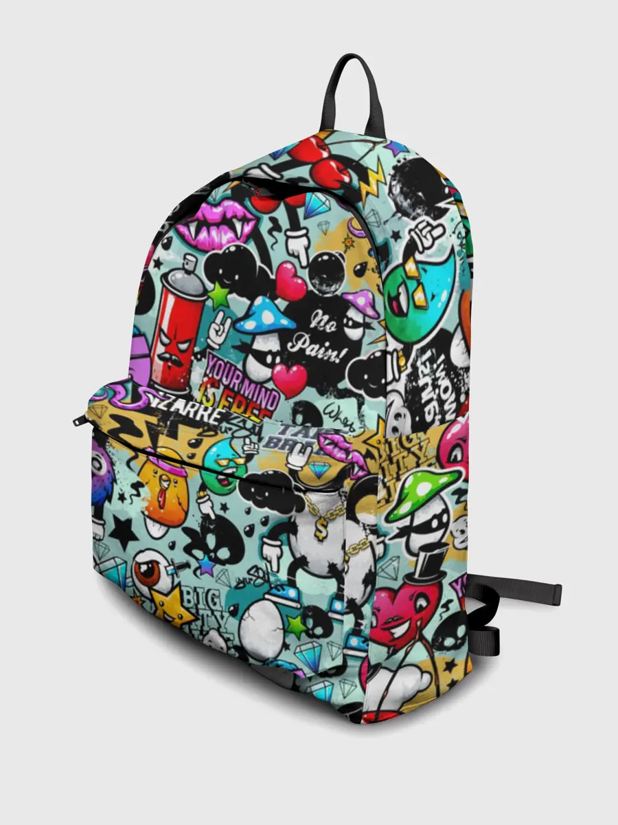 Рюкзак джинсовый / Стикерпак