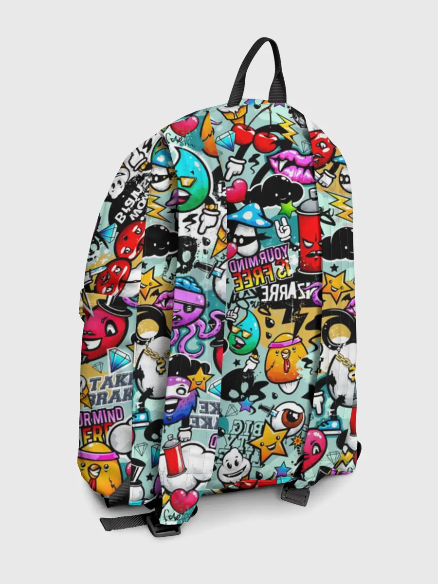 Рюкзак джинсовый / Стикерпак