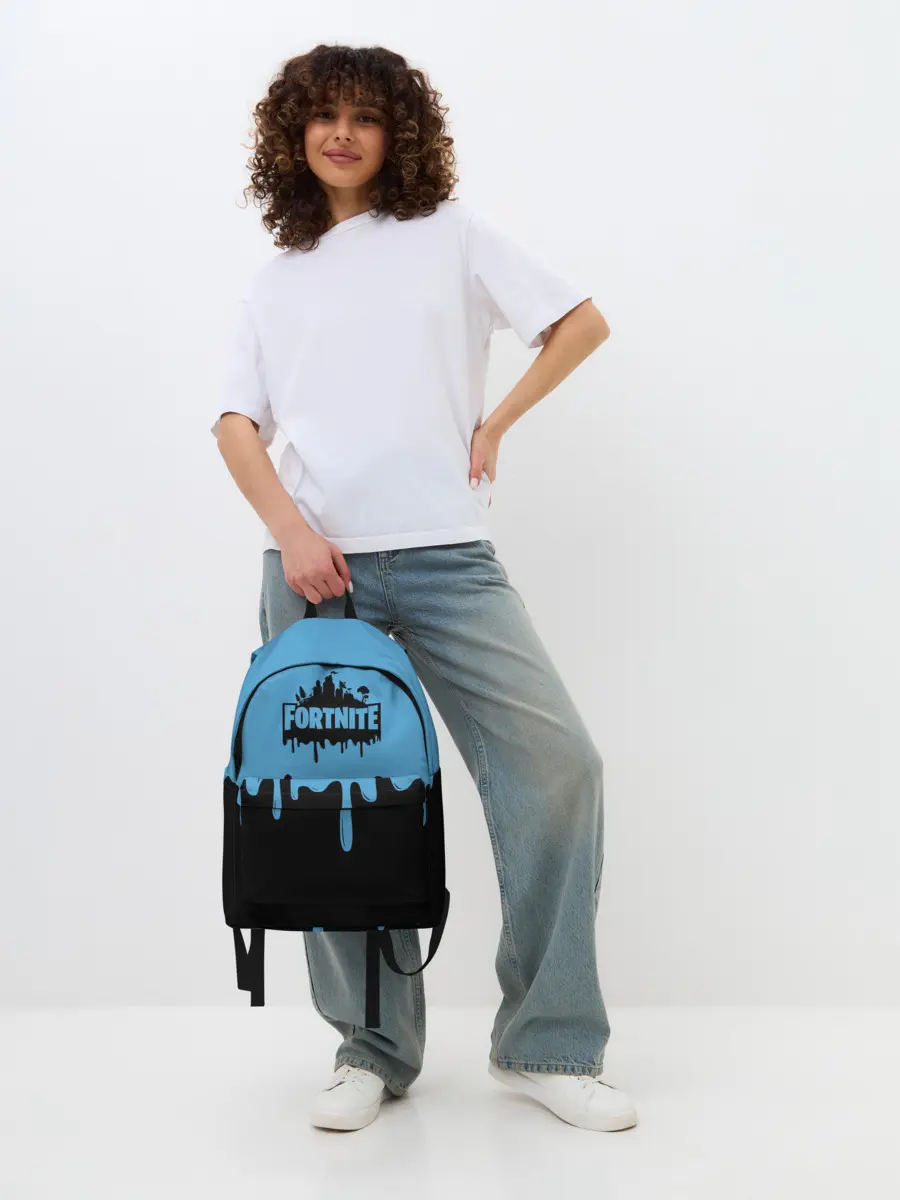 Рюкзак джинсовый / FORTNITE - Black&Blue