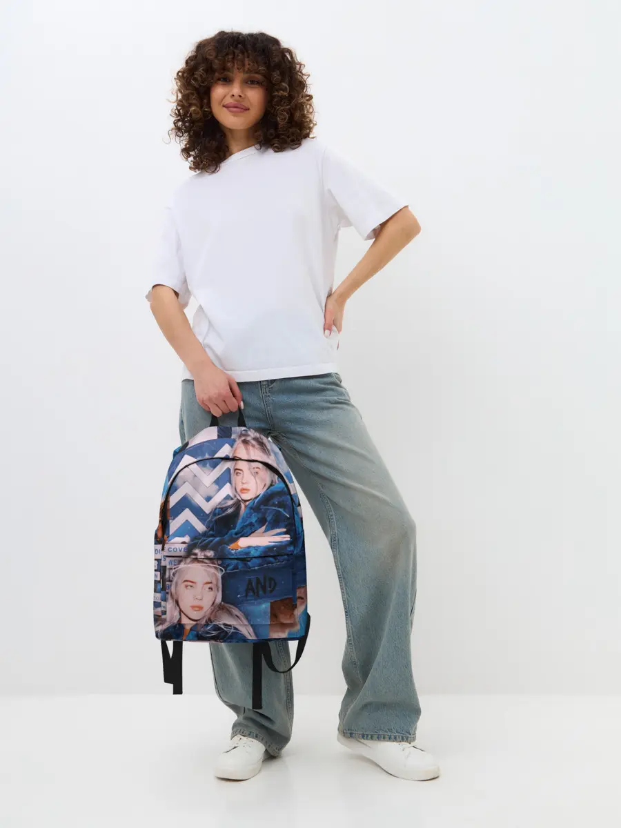 Рюкзак джинсовый / Billie Eilish