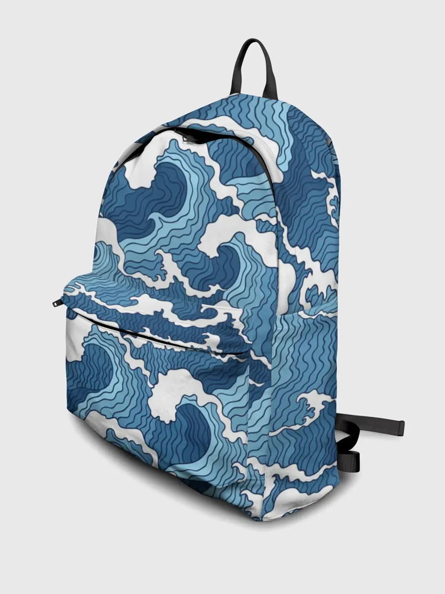 Рюкзак джинсовый / Морские волны