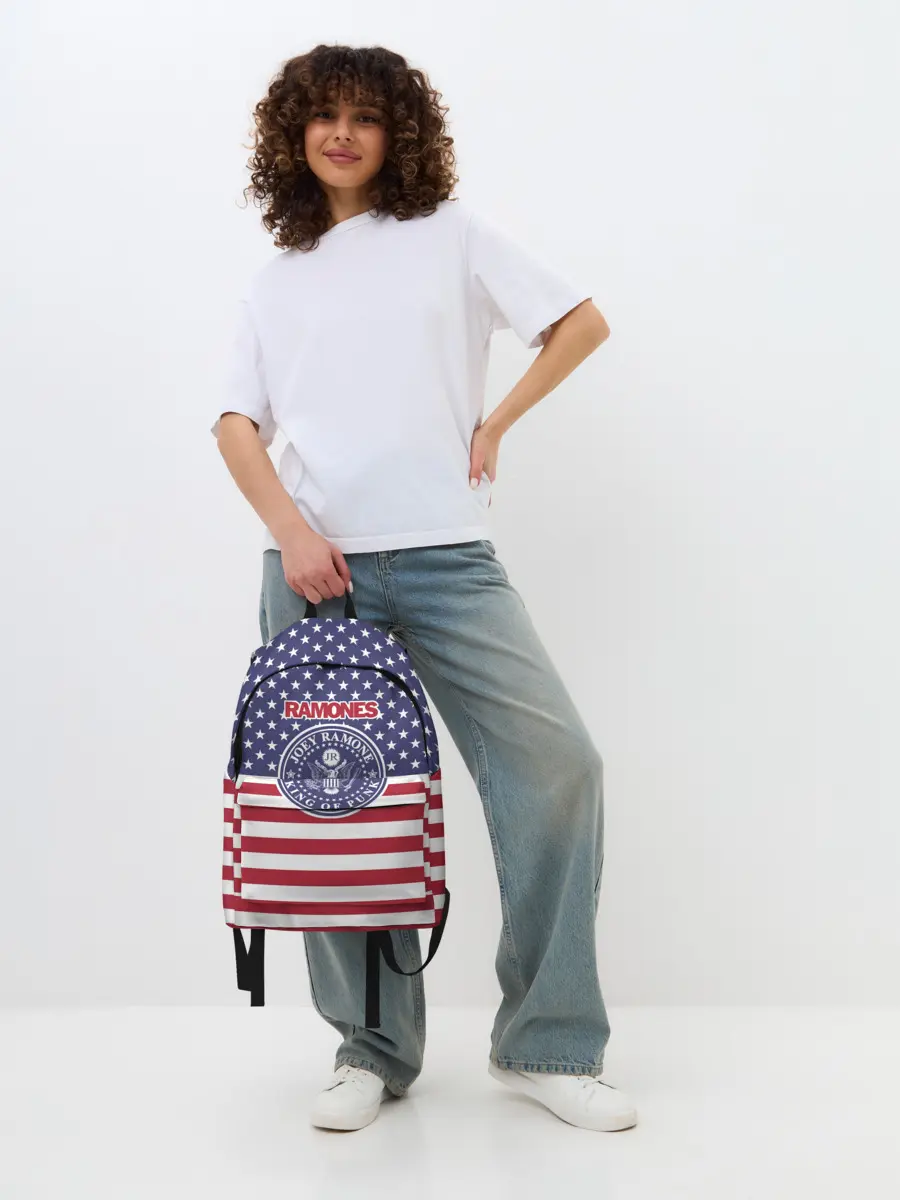 Рюкзак джинсовый / Ramones