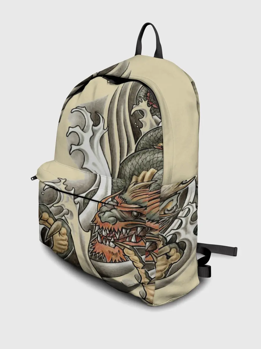 Рюкзак джинсовый / Восточный дракон