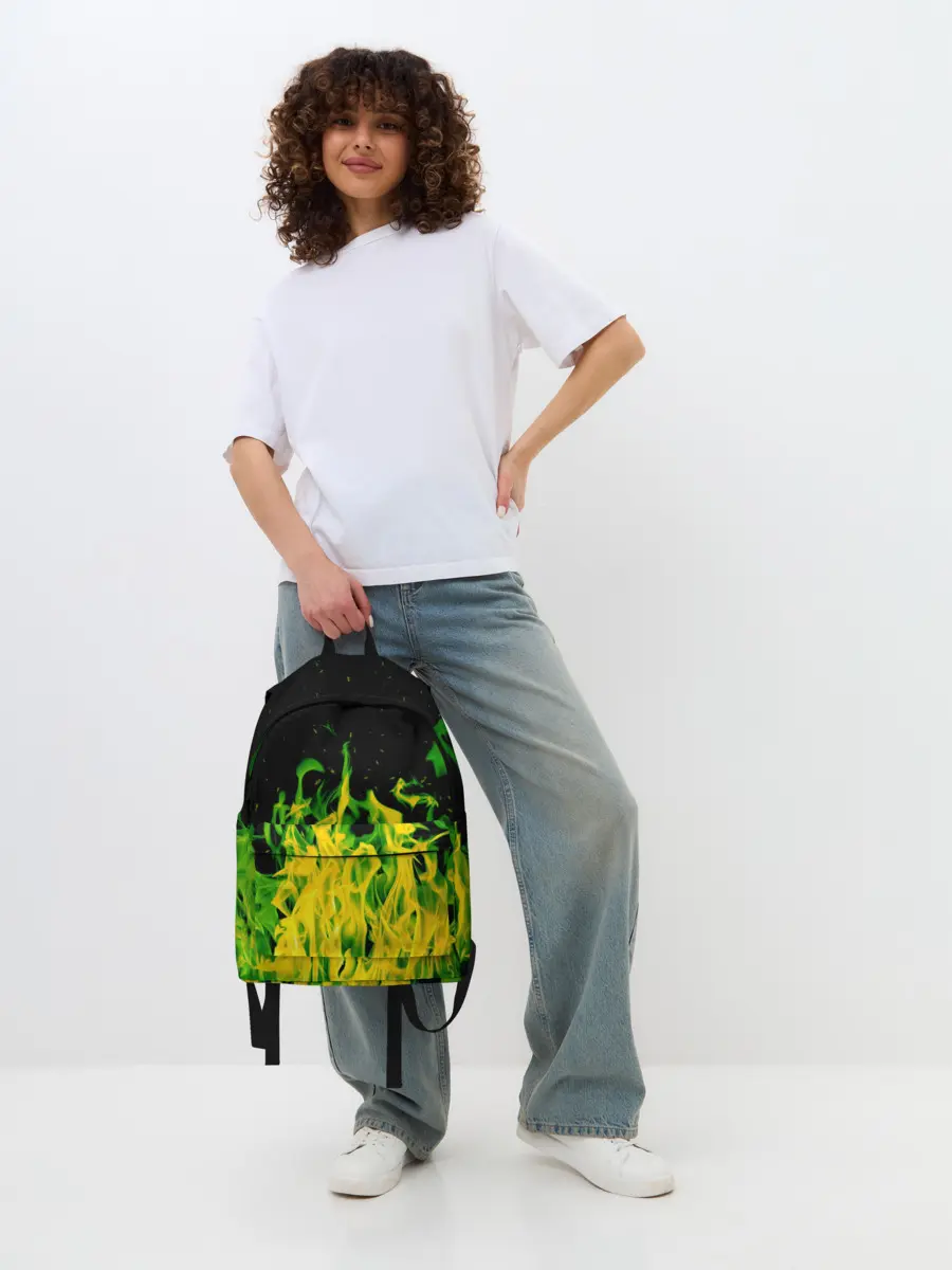 Рюкзак джинсовый / Дикий огонь