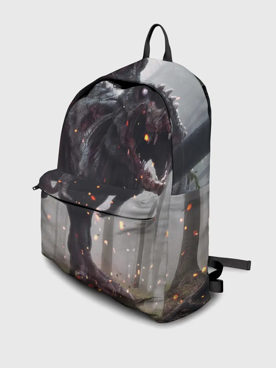 Рюкзак джинсовый / мир юрского периода