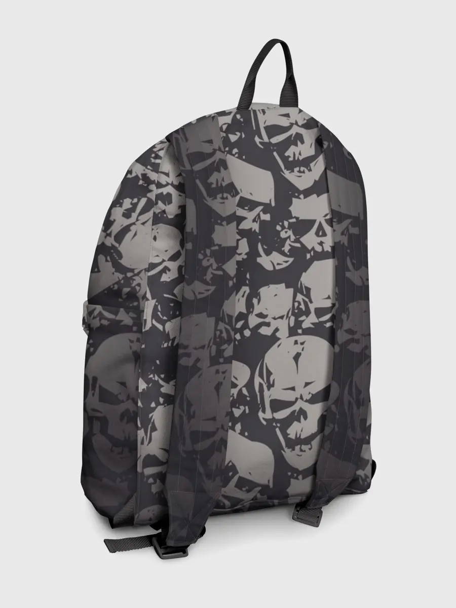 Рюкзак джинсовый / Черепа